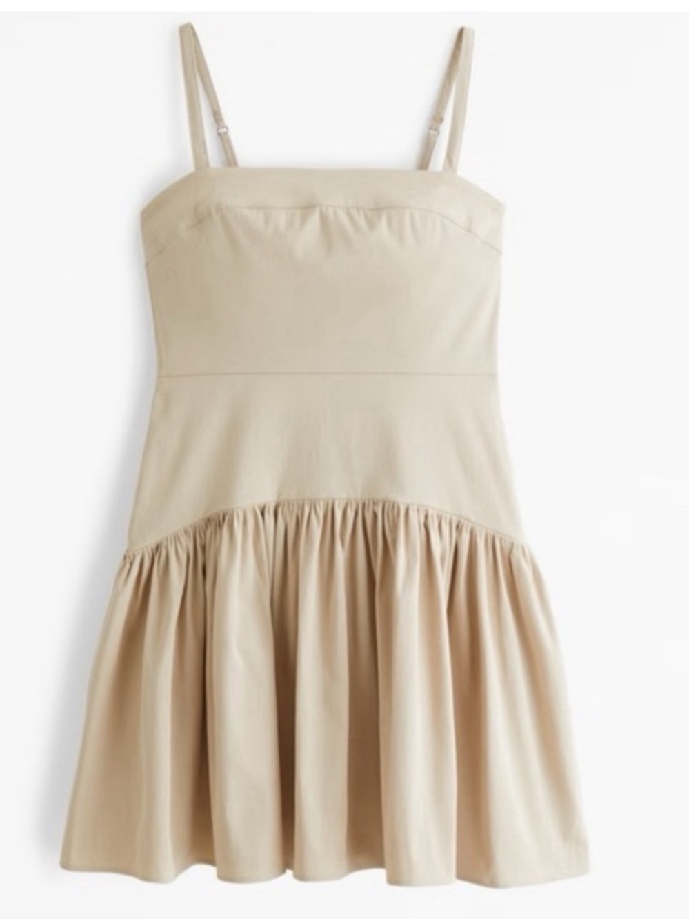 Abercrombie & Fitch Beige Women's
Drop-Waist Mini Dress